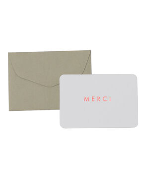 Le Typographe MERCI ミニカード