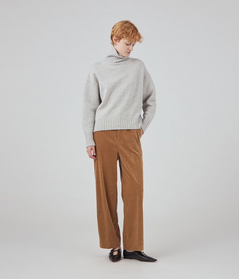 CELINE セリーヌ せこく コーデュロイバギーロングパンツ グリーン 