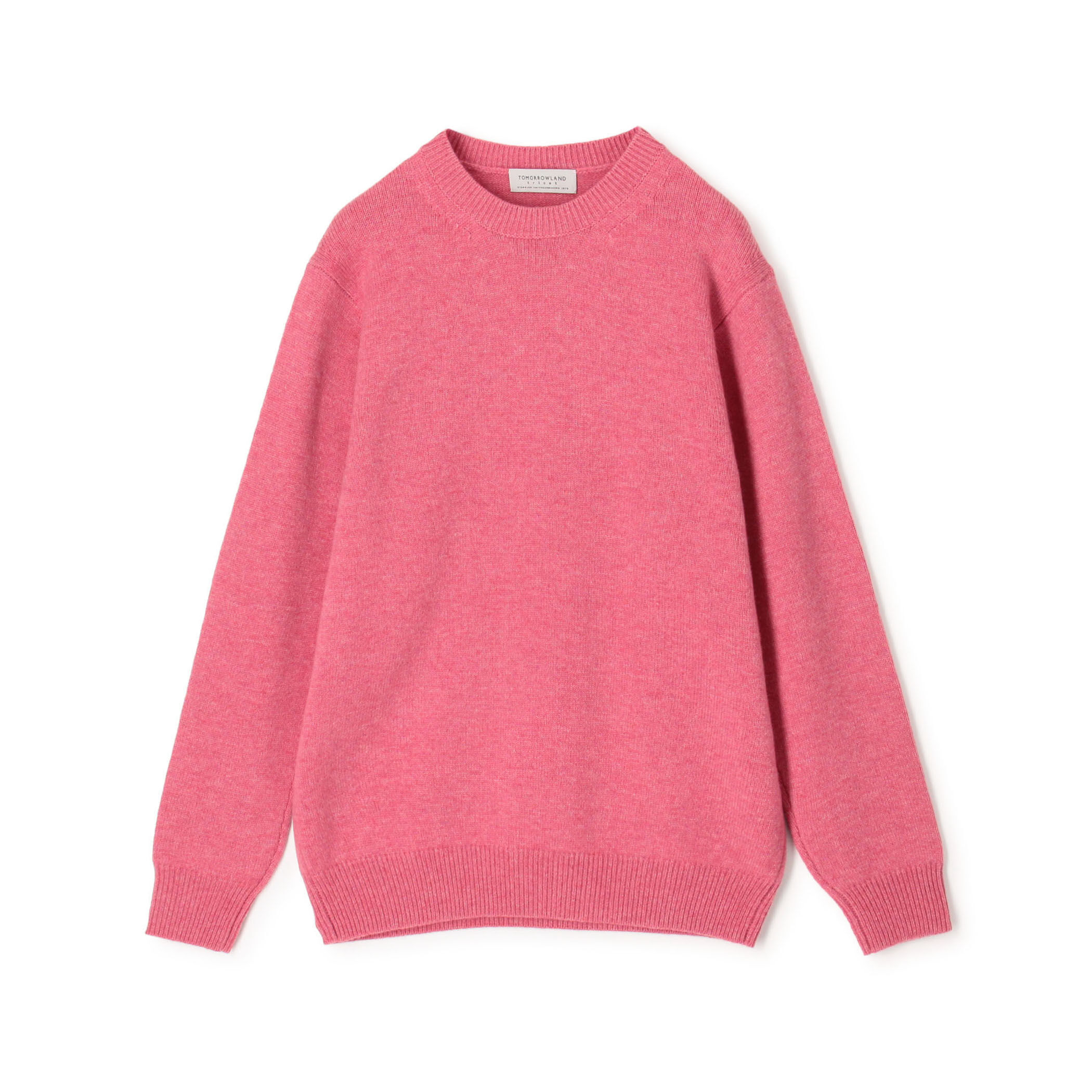 WEB先行予約】TOMORROWLAND tricot ラムズウール クルーネックニット