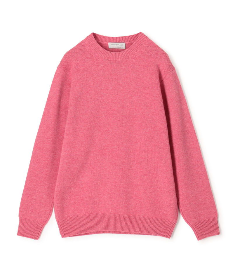 【WEB先行予約】TOMORROWLAND tricot ラムズウール クルーネックニット