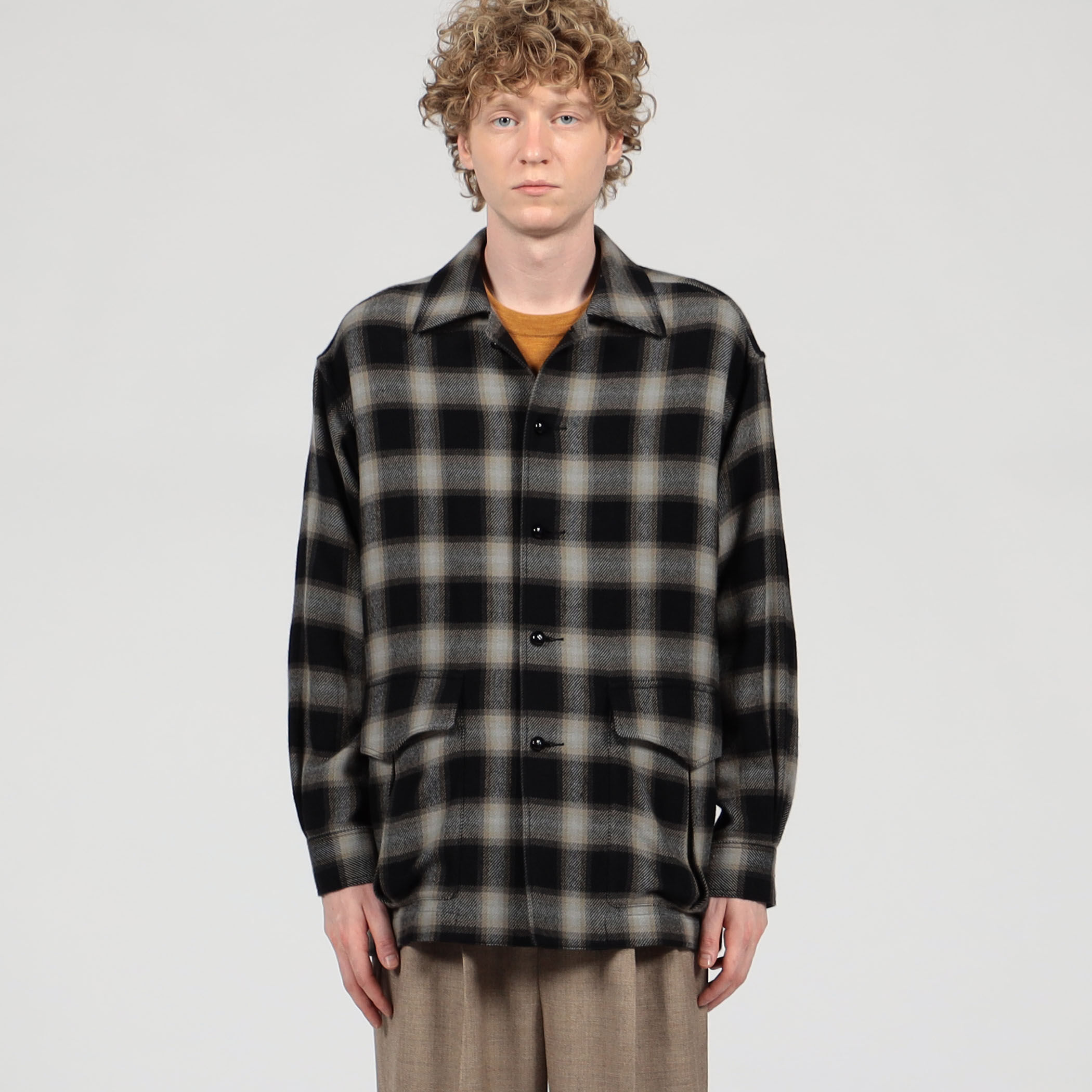 ペンドルトン　PENDLETON シャツジャケット セール】PENDLETON / コットンリネン チェック シャツジャケット