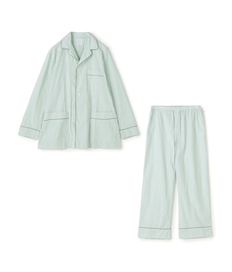 コットンブロードストライプ パジャマ（メンズ）