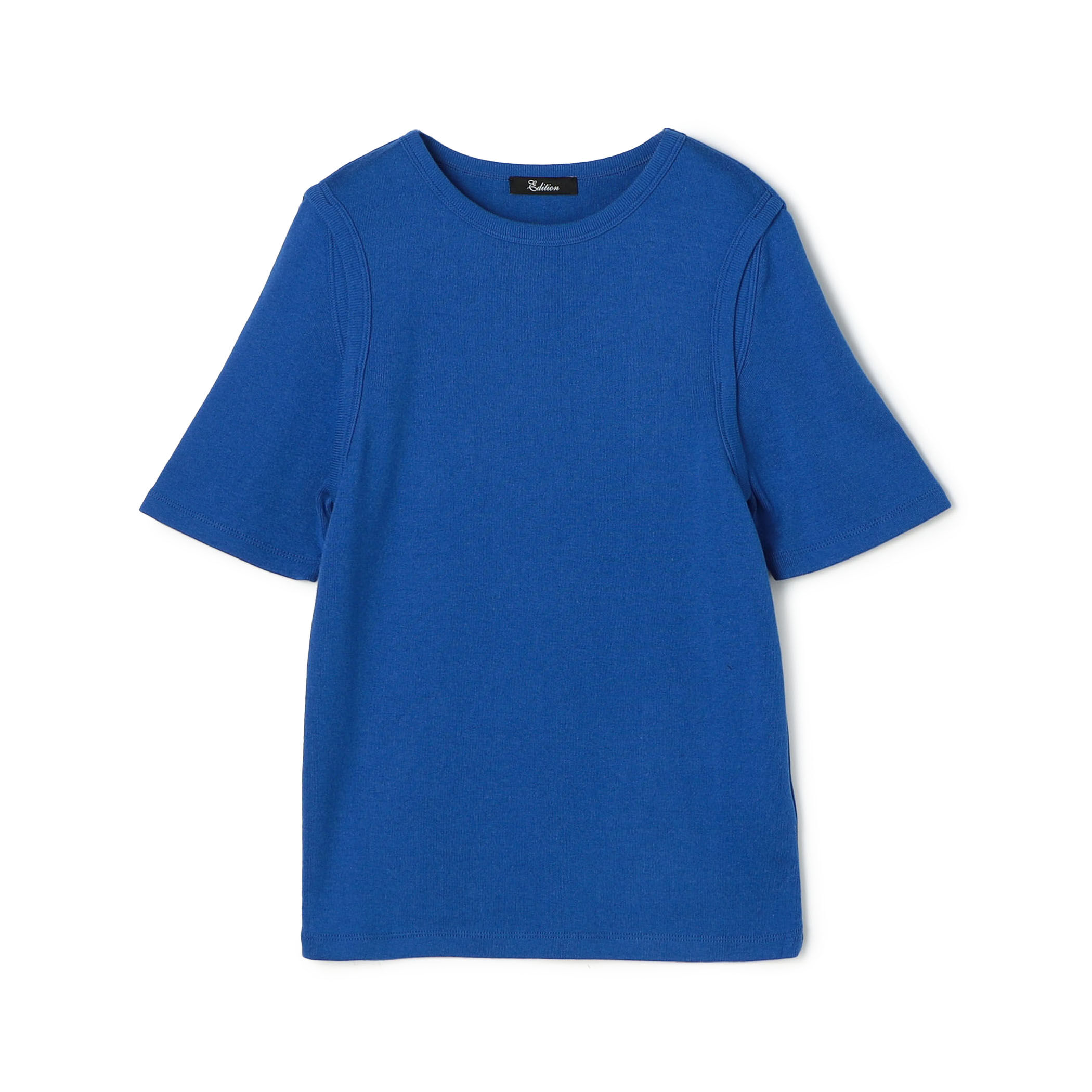 □コットンフライス カットスリーブTシャツ｜トゥモローランド