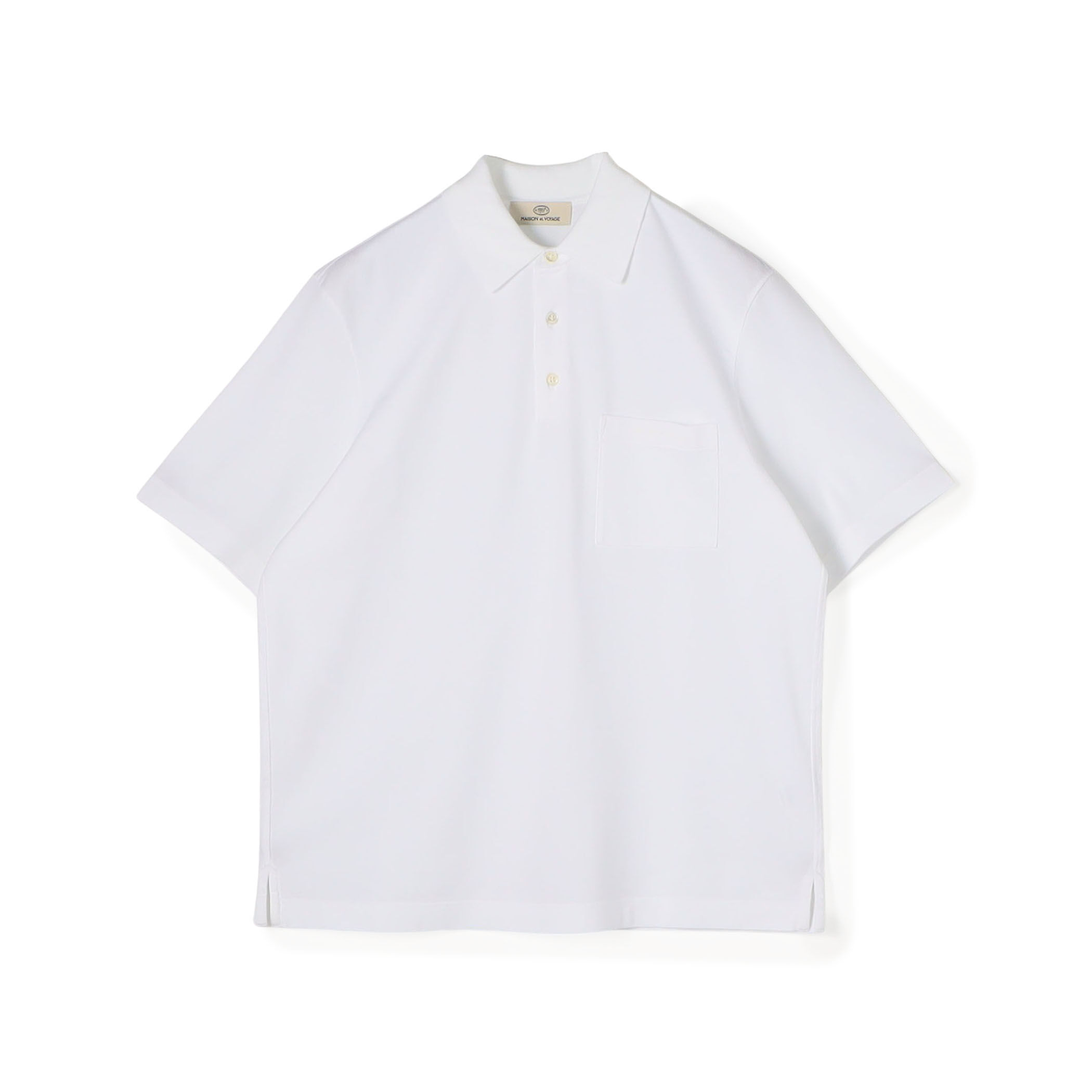 オーガニックコットン 鹿の子ジャージー ポロシャツ｜トゥモローランド