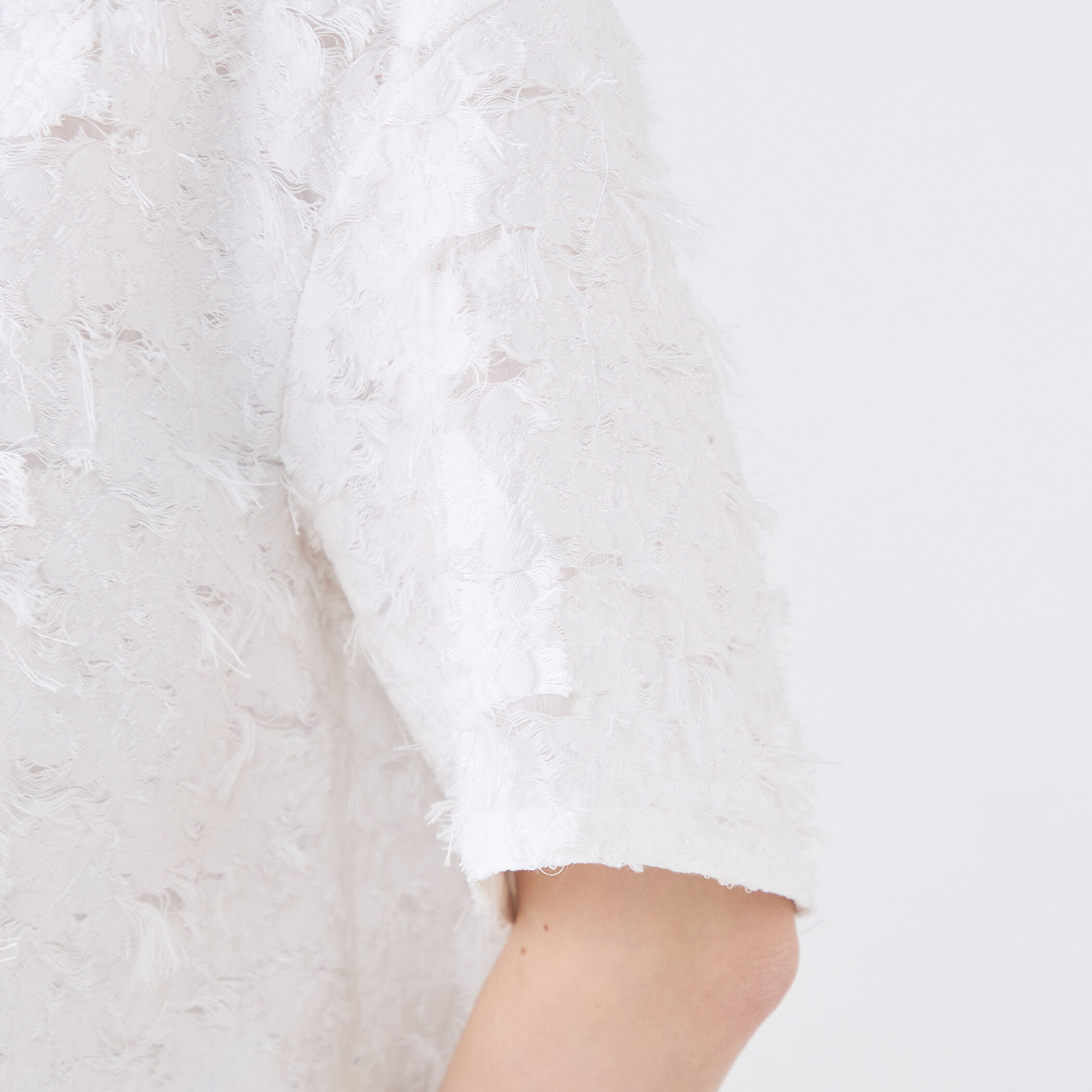 フラワーカットジャカード Tブラウス｜トゥモローランド 公式通販