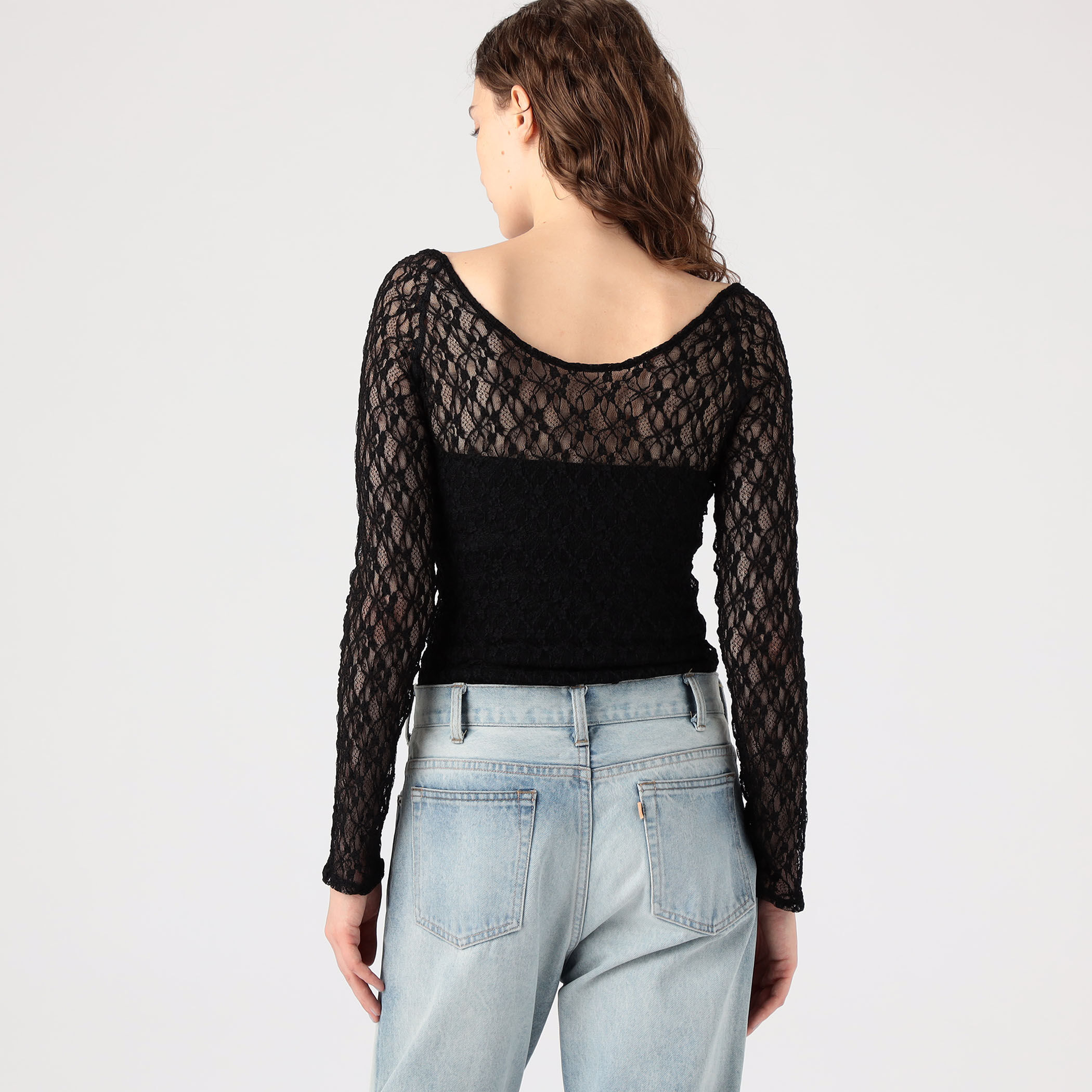 ＜SIMONE WILD＞BODYSUITS SWAN/ボディスーツ Lace Body Swan