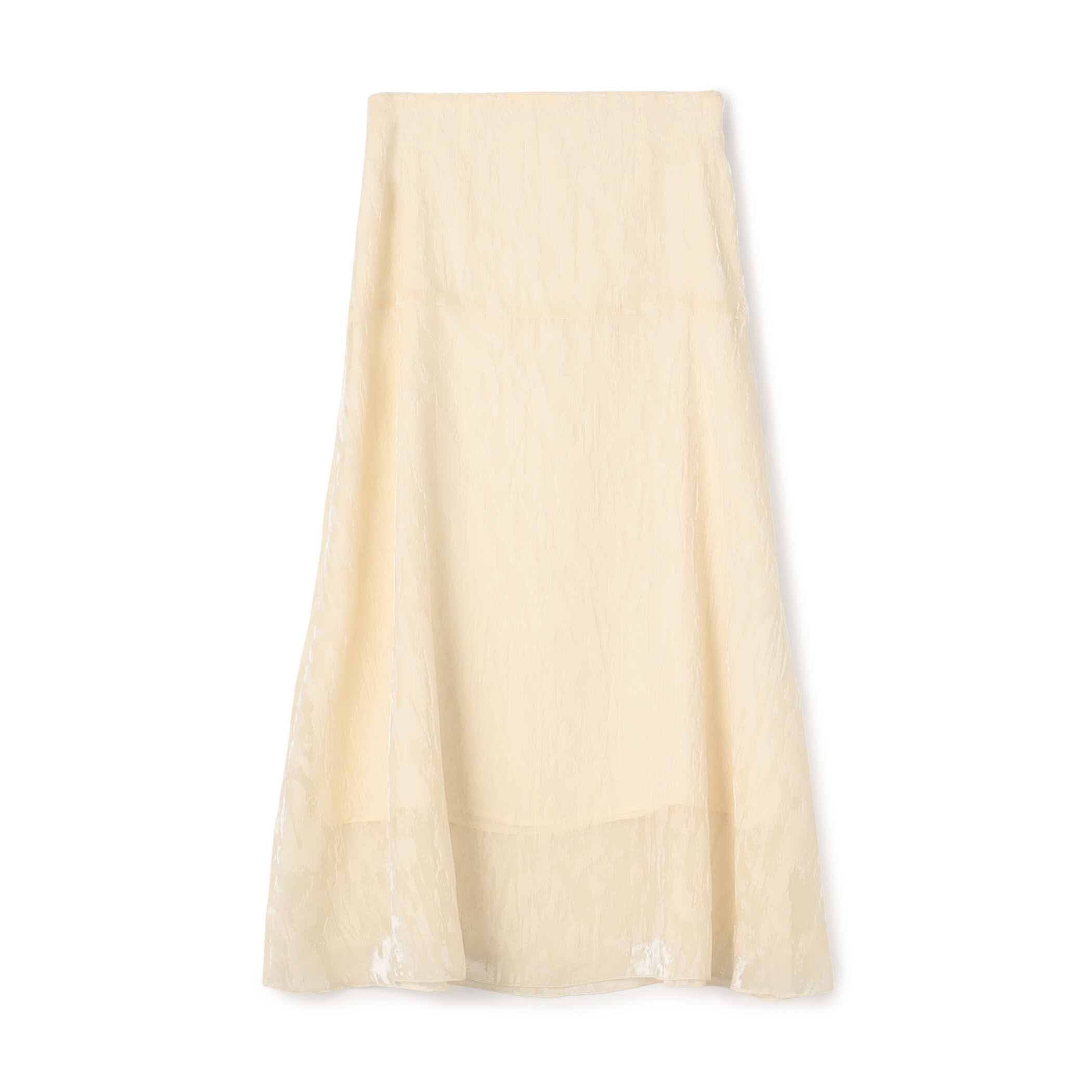 トゥモローランドフレアスカートホワイト