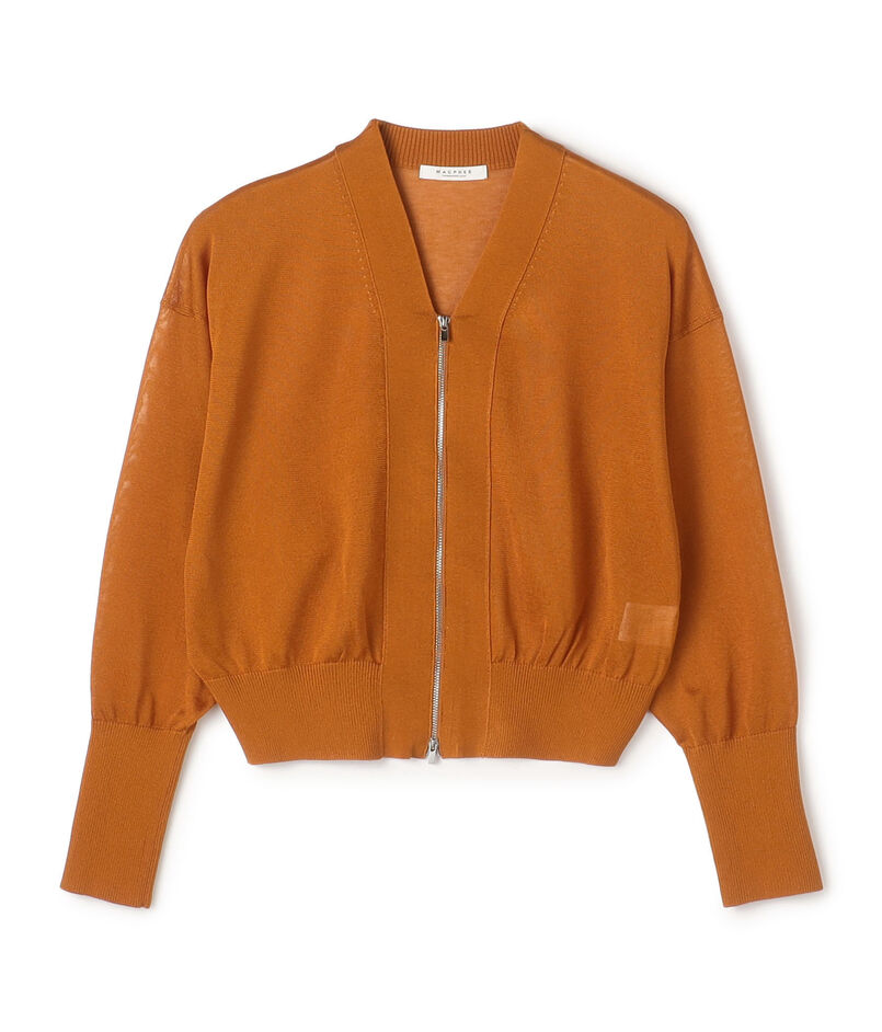 ■ドライプレーン ジップアップカーディガン