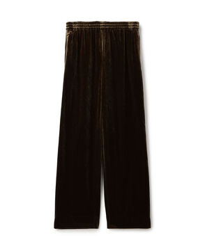 ソフトベロア セミワイドパンツ