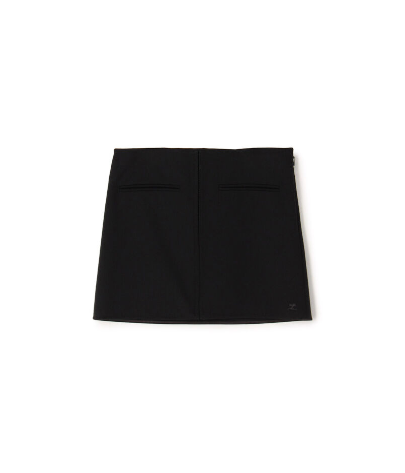 Courr&egrave;ges PRE POLYWOOL MINI SKIRT ミニスカート