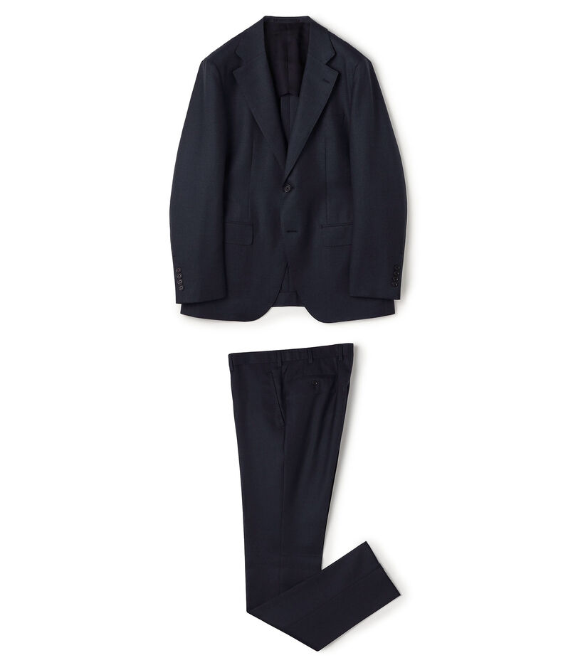 ウールシルク シングルブレステッド 2Bスーツ TRAVELLER+SILK E.Zegna