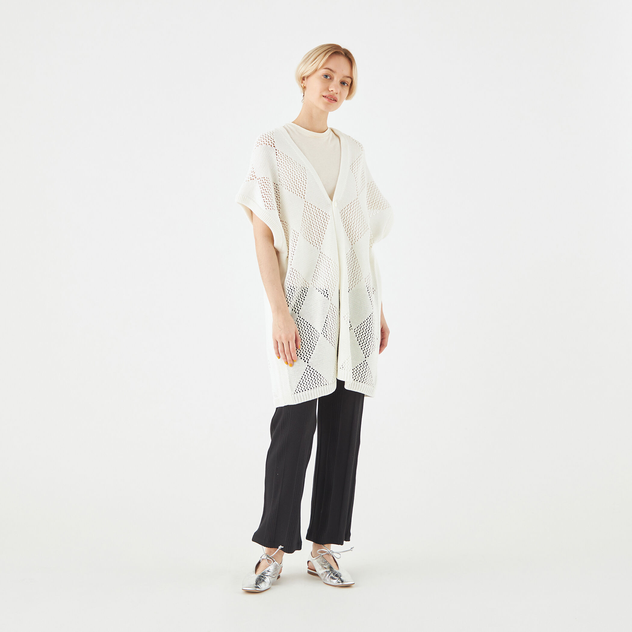 ニードルリブ ストレートパンツ｜トゥモローランド 公式通販