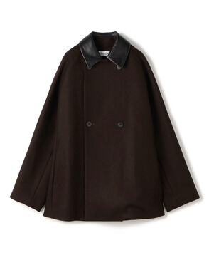 Super120's ライトメルトン ショートコート