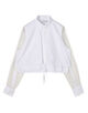 HYKE OXFORD SHEER SLEEVE SHIRT シアースリーブシャツ