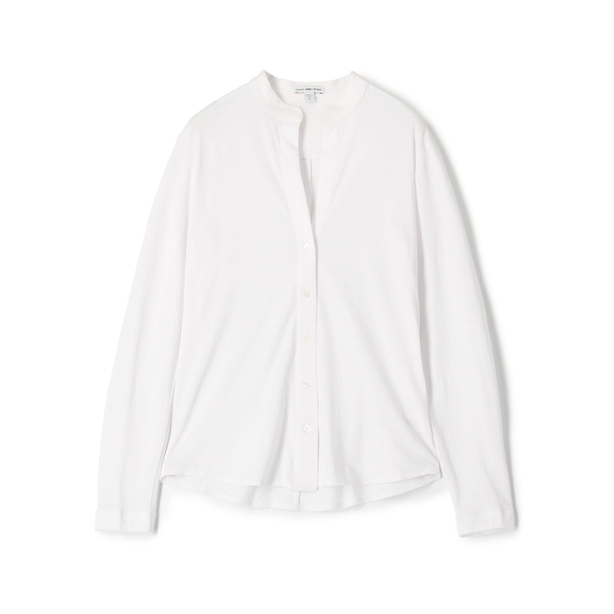 コットンジャージー スタンドカラーシャツ WCFJ3654｜トゥモローランド