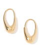 Otiumberg. Roscida Drop Hoops ゴールドピアス