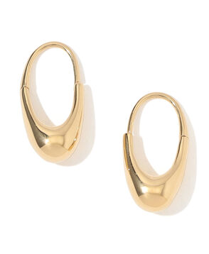 Otiumberg. Roscida Drop Hoops ゴールドピアス