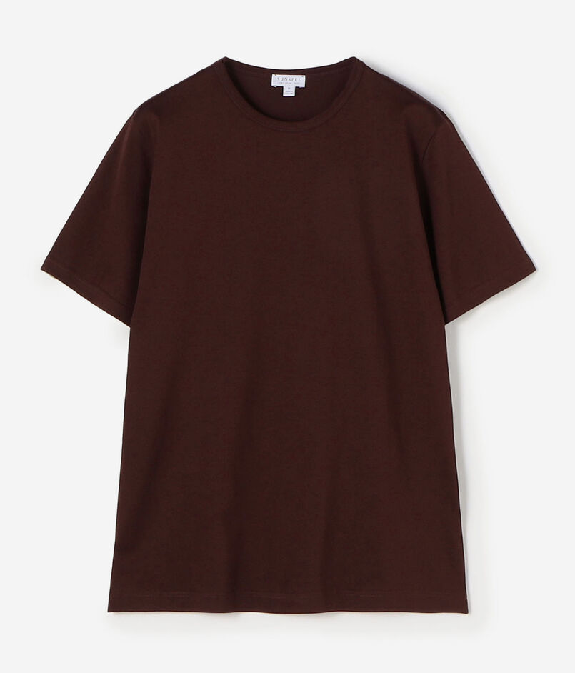 SUNSPEL コットン クルーネックTシャツ