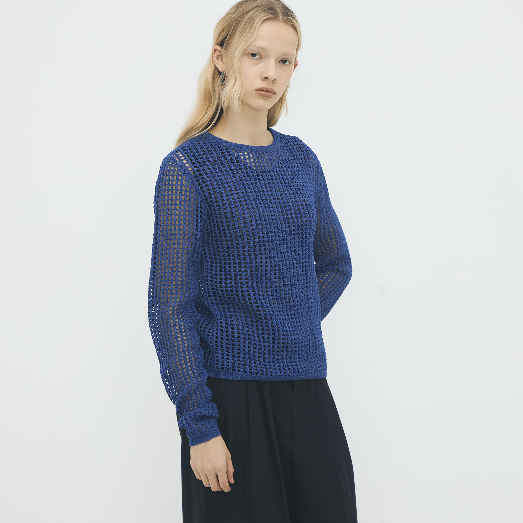 コットンメッシュ クルーネックプルオーバー｜トゥモローランド 公式通販