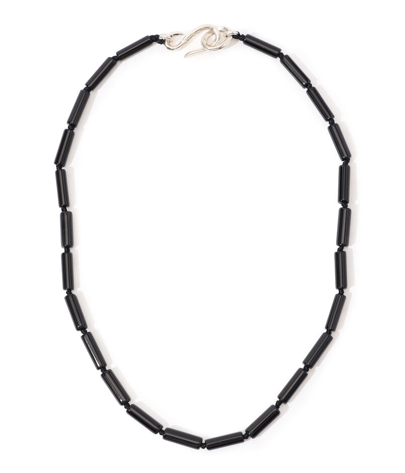 R.ALAGAN SMALL TUBE ONYX ネックレス