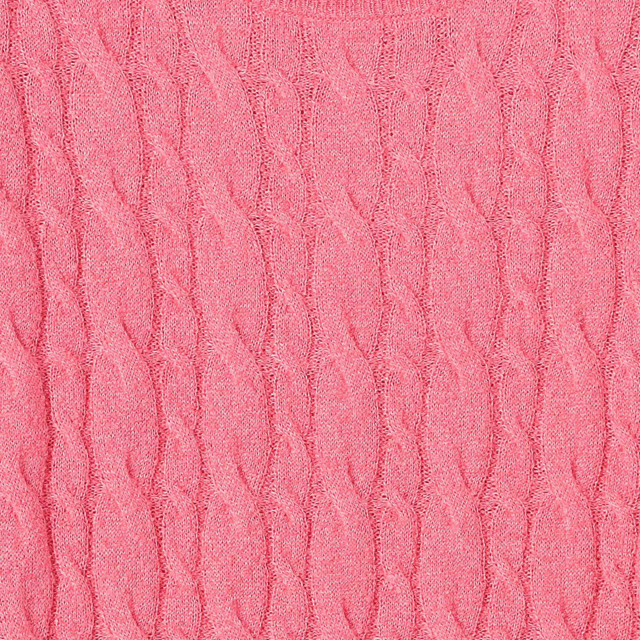 ザ・トゥーTHE TOÉ　ピンク　ケーブルニット　オーバーサイズ THE TOE ピンク ケーブルニット オーバーサイズ THE TOE ピンク