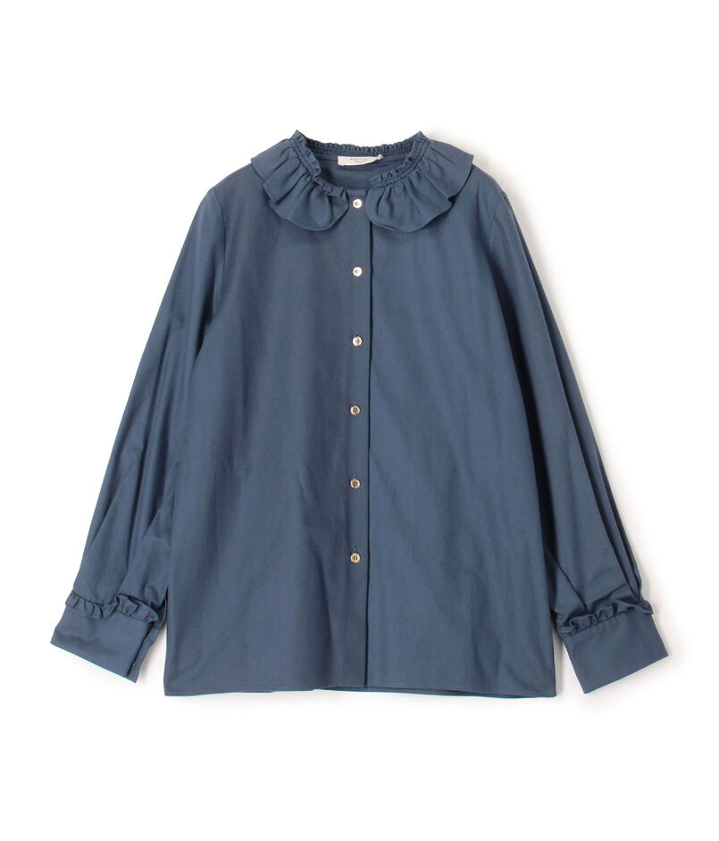 Atlantique Ascoli ERBA フリルカラーブラウス