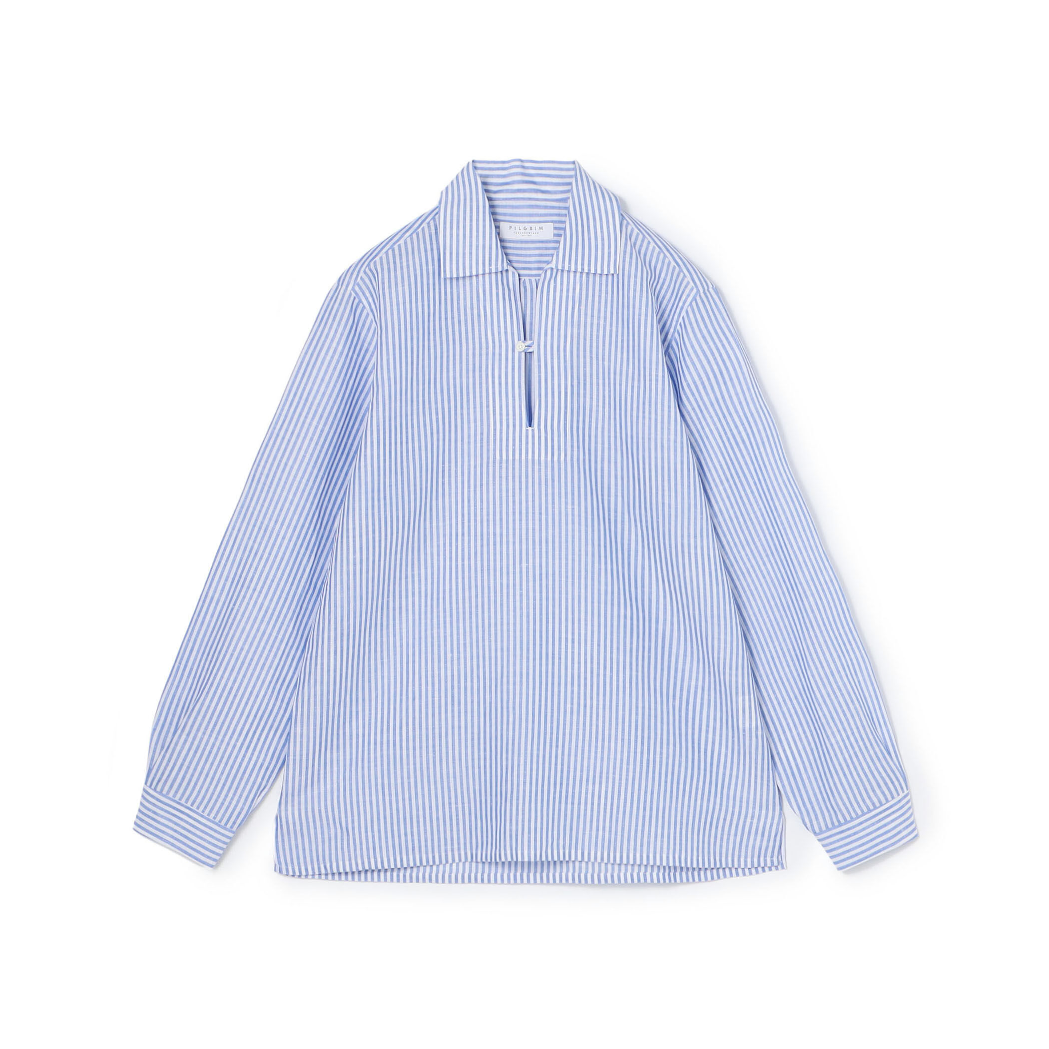 【美品】マカフィー　トゥモローランド　リネン100% スキッパー　シャツ　36 極美品☆マカフィー トゥモローランド リネン100 スキッパー