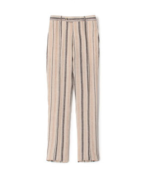 PT TRINO SLIM JOGGER リネンストライプ イージースラックス