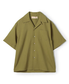 MARNI ウール オープンカラーシャツ
