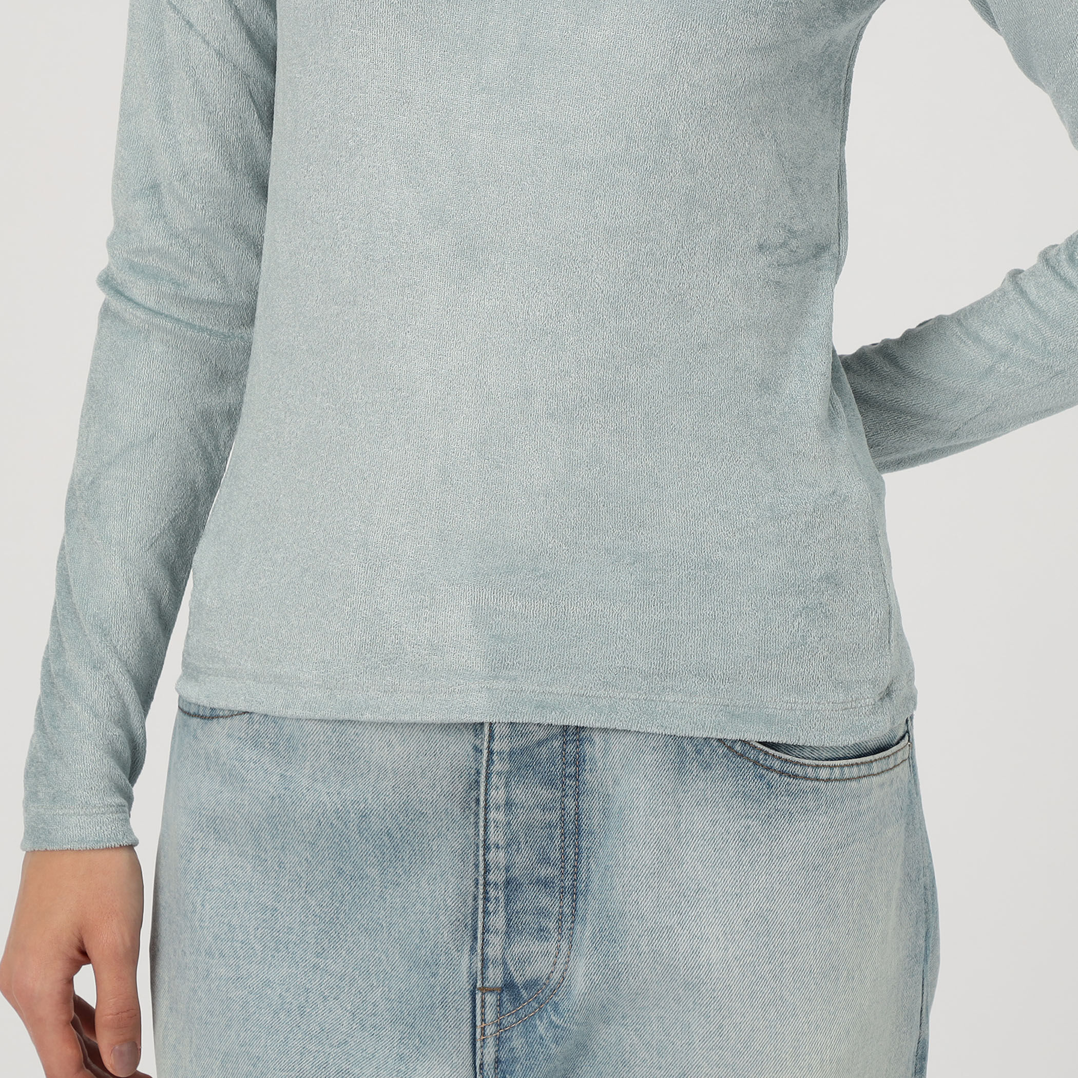 BASERANGE ベロア ロングスリーブプルオーバー｜トゥモローランド 公式通販