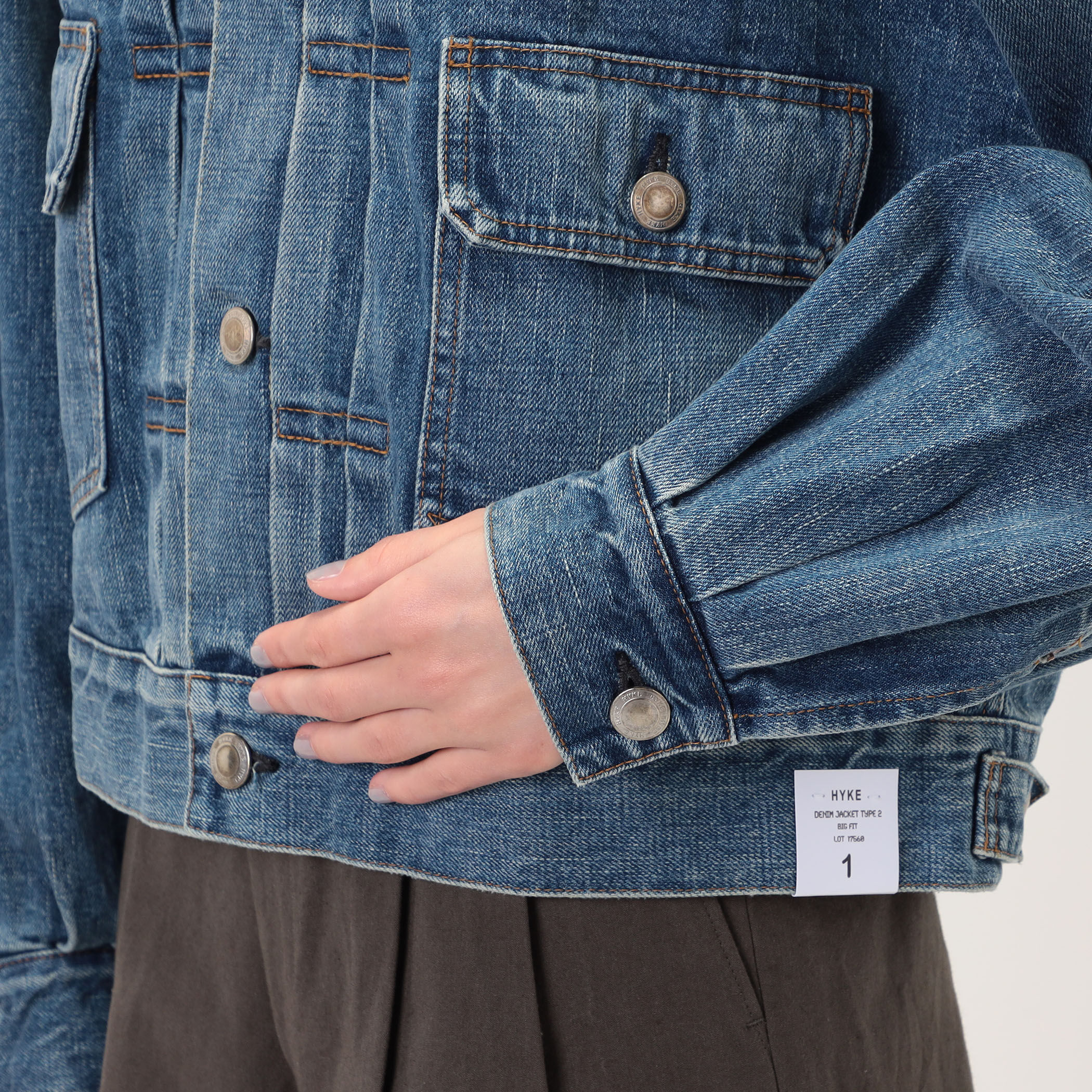 HYKE BALLOON SLV DENIM JK TYPE2 デニムジャケット｜トゥモローランド