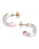 LEVENS JEWELS MINI GLASS HOOP ピアス