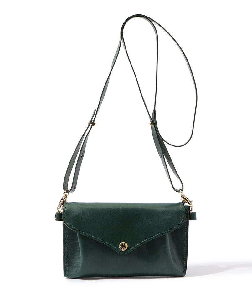 GLENROYAL ブライドルレザー ショルダーミニバッグ