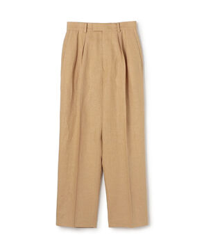 edition pourell リネン タックパンツ