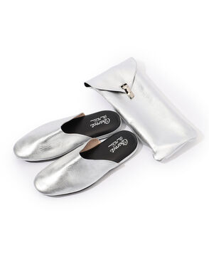 Charvet ゴートレザー スリッパー