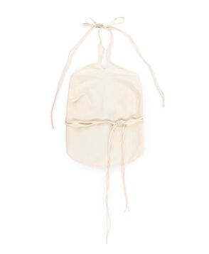 BASERANGE MAR TOP シルク ホルターネックトップ