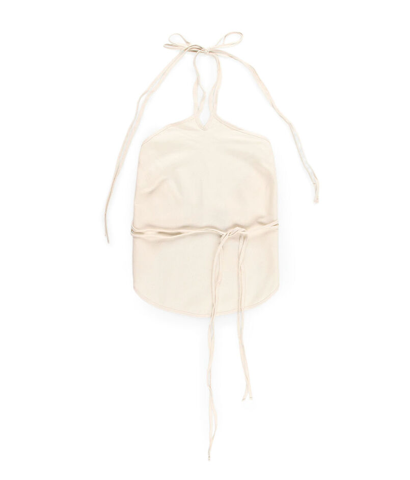 BASERANGE MAR TOP シルク ホルターネックトップ