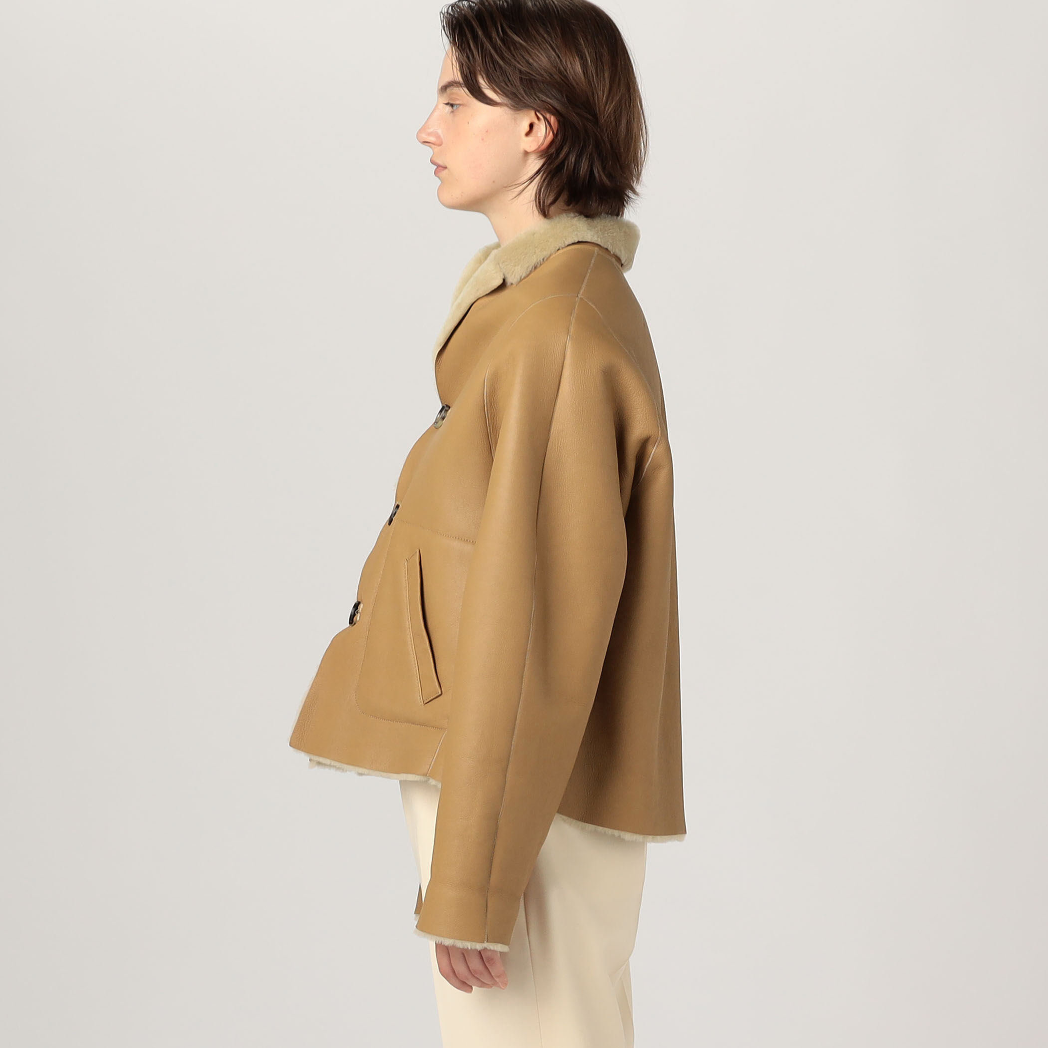 MARNI マルニショートコート MARNI REVERSIBLE MOUTON ショートコート|トゥモローランド