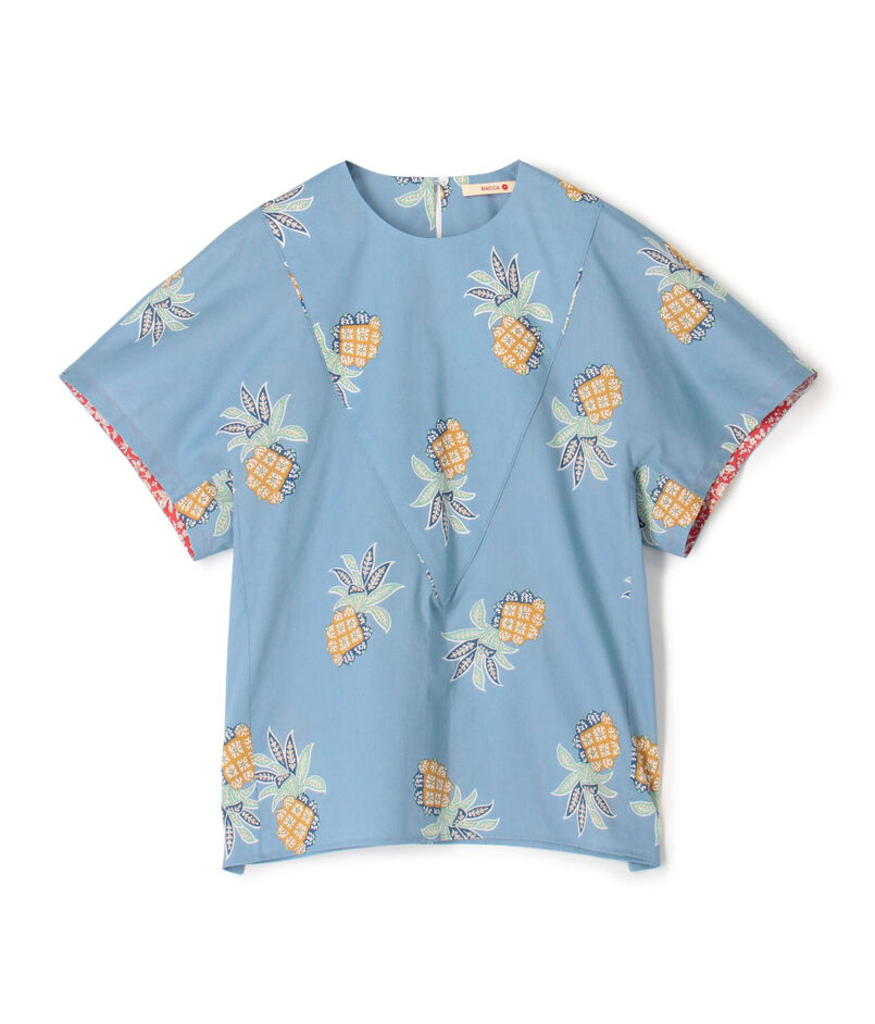 サマーリバティ ハーフスリーブブラウス