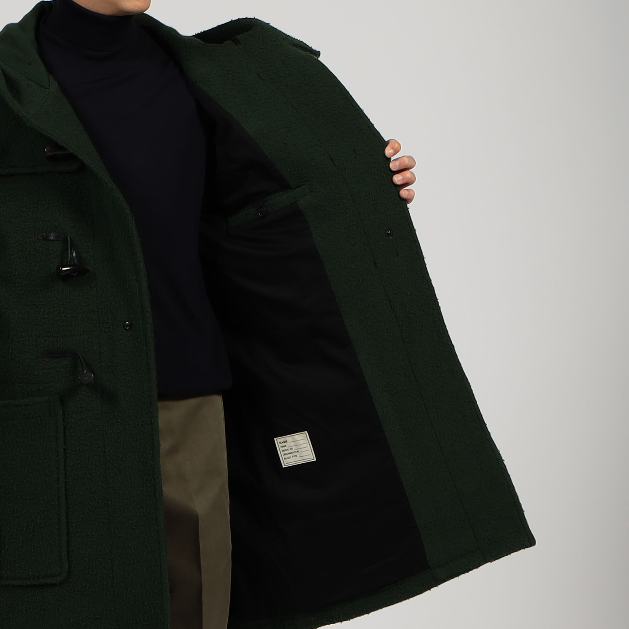 □【別注】GLOVERALL MONTY ナッピングウール ダッフルコート