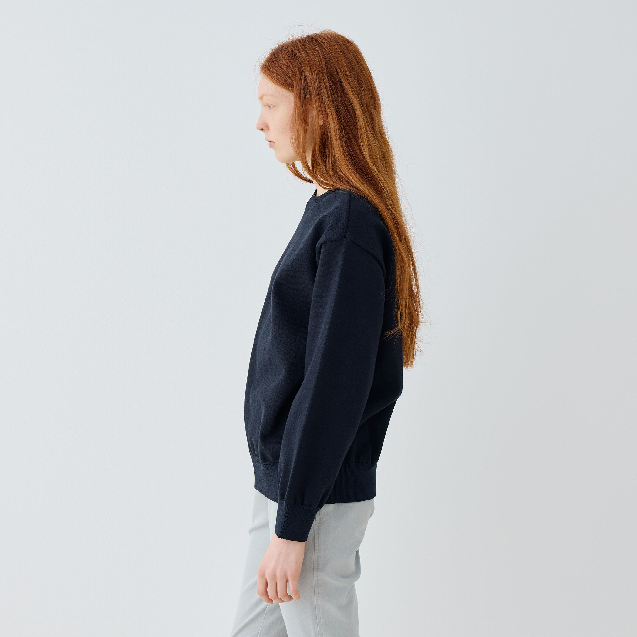 ウェーブコットン クルーネックプルオーバー｜トゥモローランド 公式通販