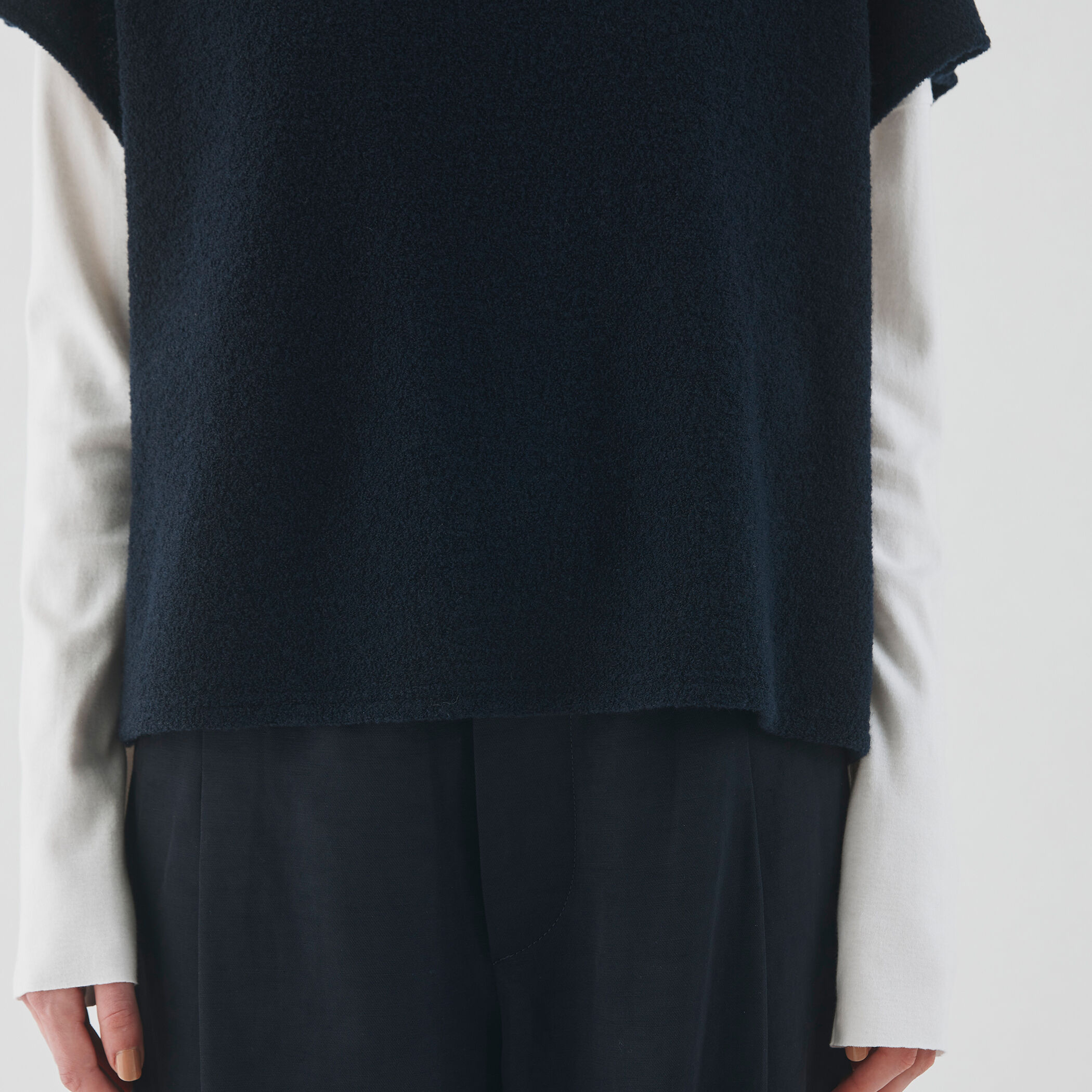 GALERIE VIE ファインブークレー ミドルネックベスト ファインブークレー ミドルネックベスト | GALERIE VIE (Women