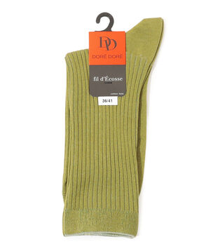 DORE DORE COTTON RIB ソックス