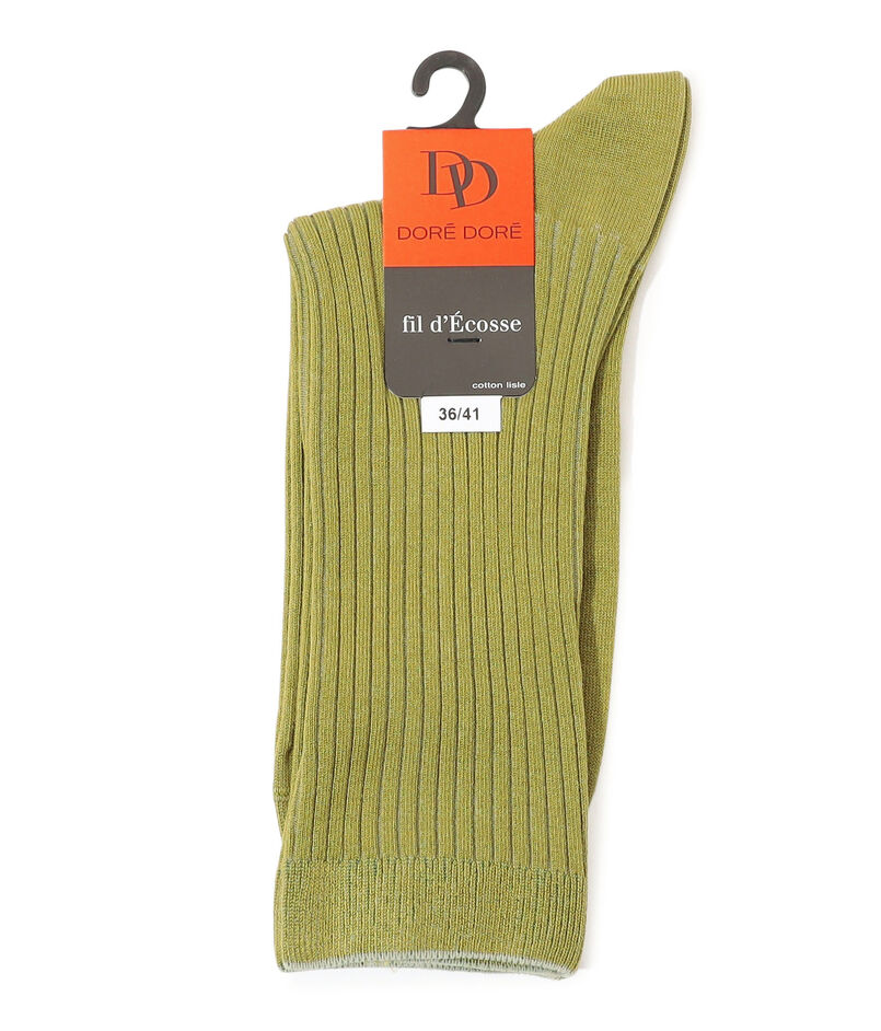 DORE DORE COTTON RIB ソックス