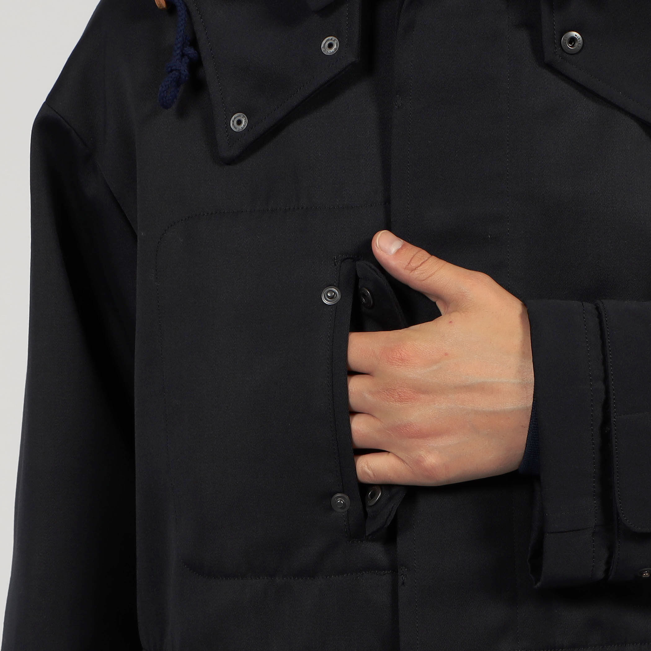 【ほぼ新品】トゥモローランド ウール100% ステンカラーコート □ウールコットン ステンカラーコート｜トゥモローランド 公式通販