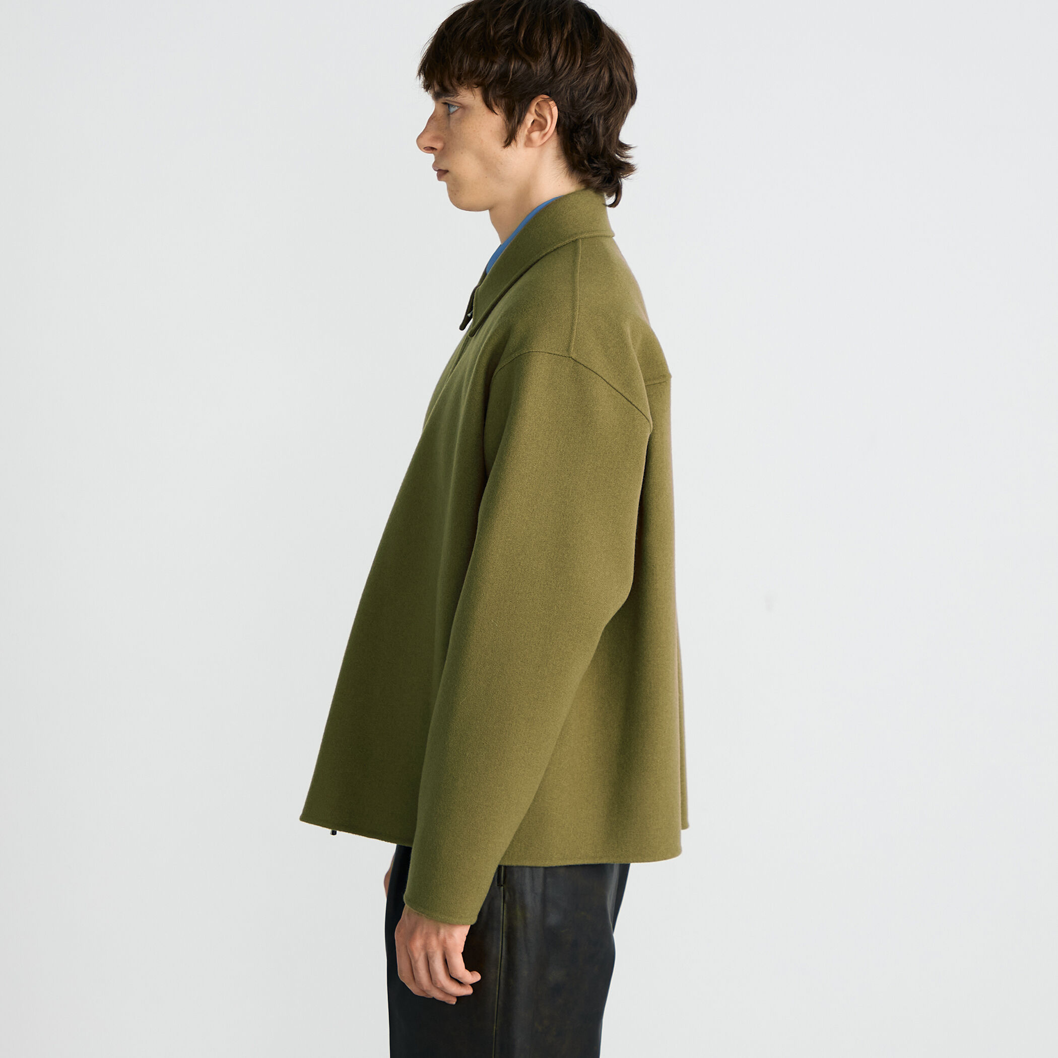 ウールカシミヤダブルフェイス ジップブルゾン｜トゥモローランド 公式通販