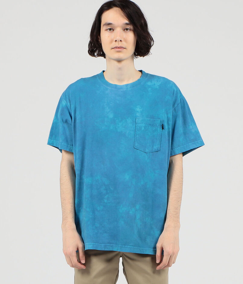 LITE YEAR Cloudy Pocket Tee コットン タイダイTシャツ