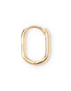 Metier Oval Clicker Hoop 片耳ピアス