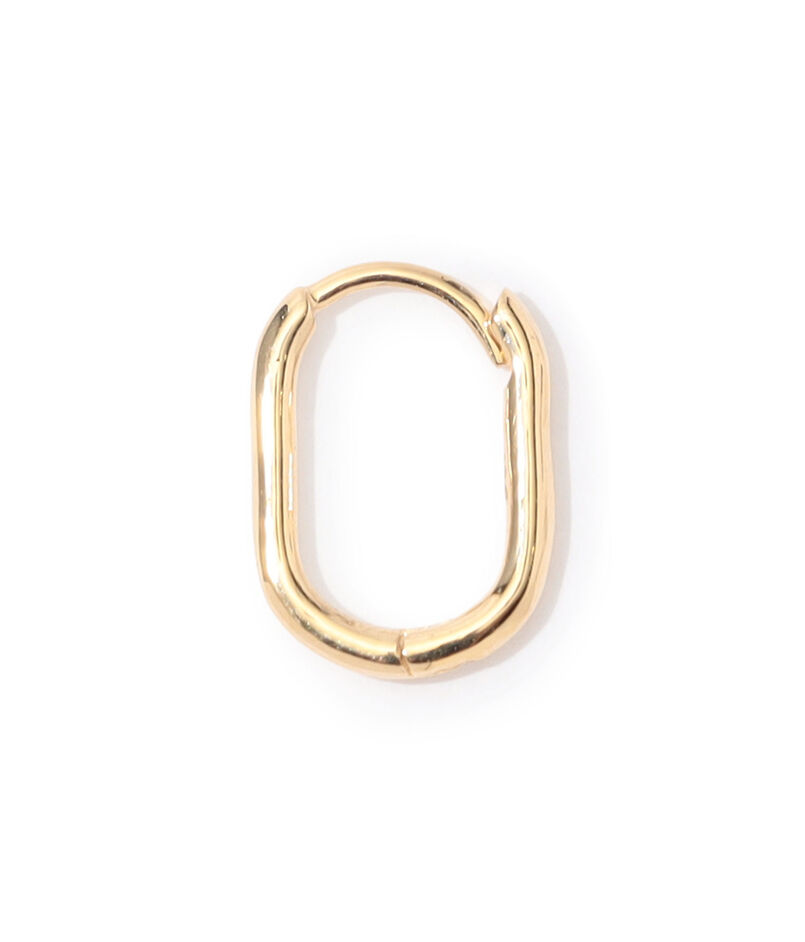 Metier Oval Clicker Hoop 片耳ピアス