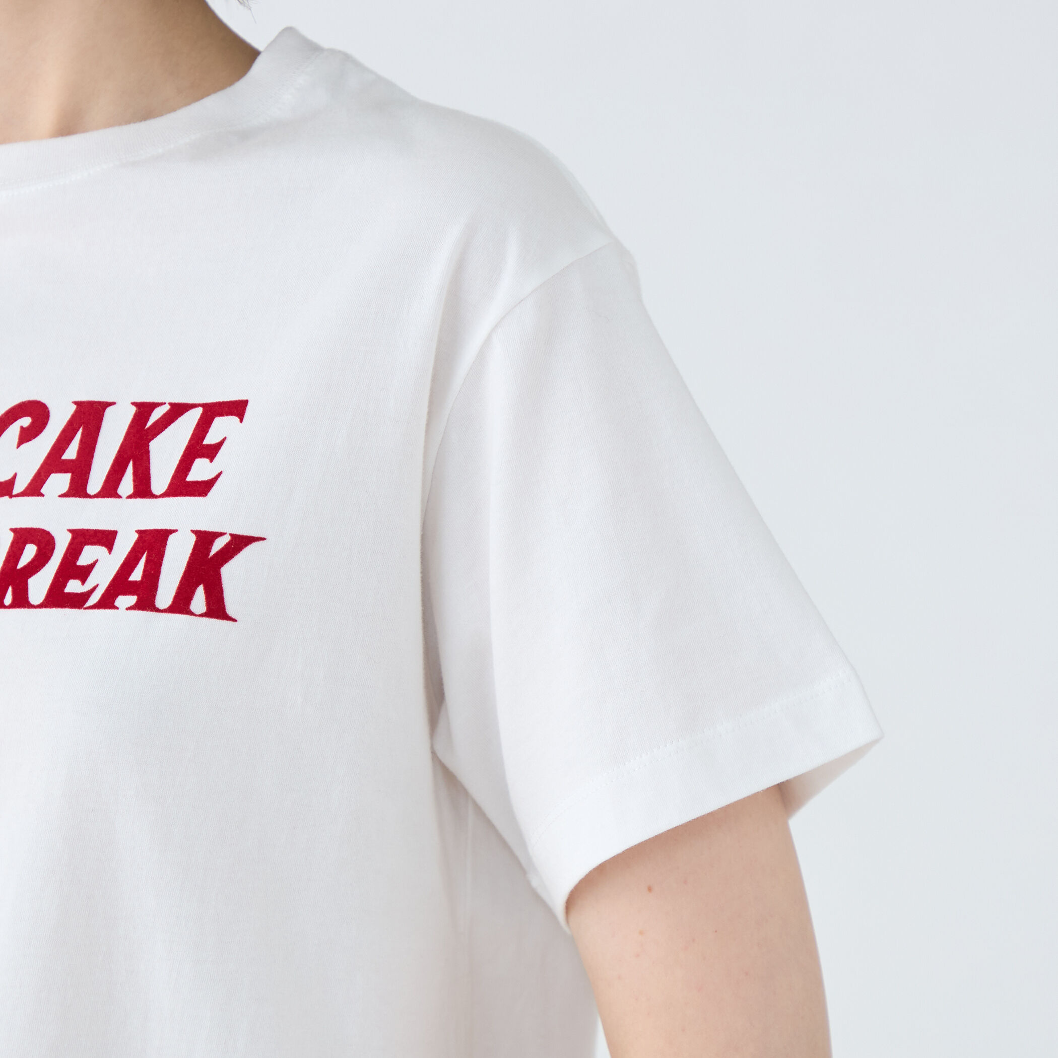 【MACPHEE】コットンプリント Tシャツ セール】コットンプリント Tシャツ（Tシャツ/カットソー